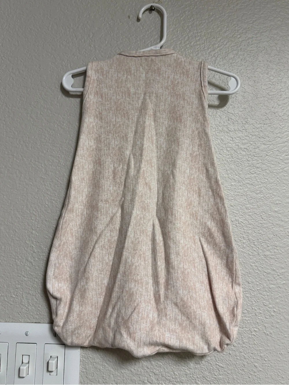 SwaddleMe Creamy Pink Beige Zippered Baby Sleep Sack